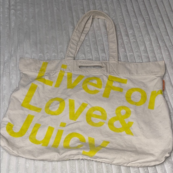 Juicy Couture Handbags - Juicy Couture “Live For Love & Juicy” Tote Bag